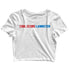 8 TV Series CIBIL Score Custom Printed Graphic Design Crop Top T-Shirt for Women